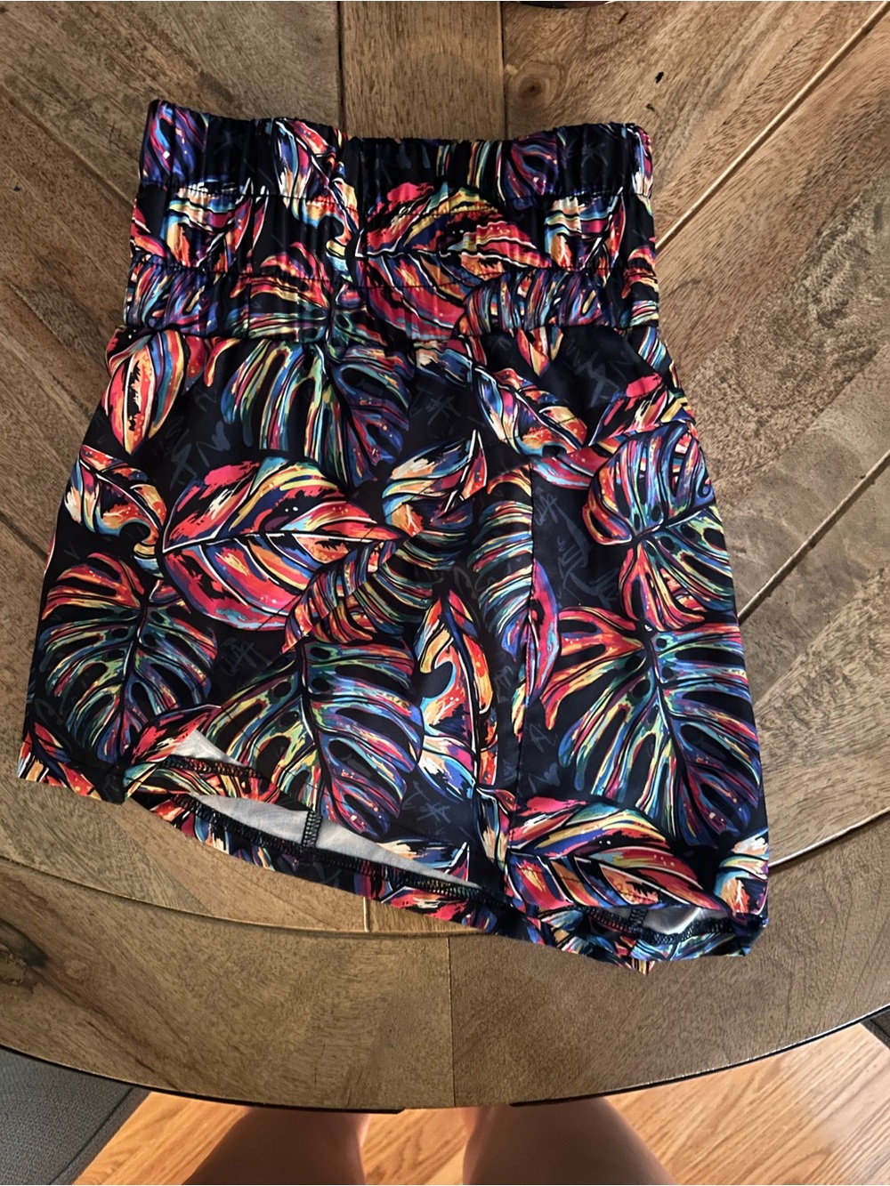 CVG High-Waist Tropical Print Women’s Shorts - Multicolor